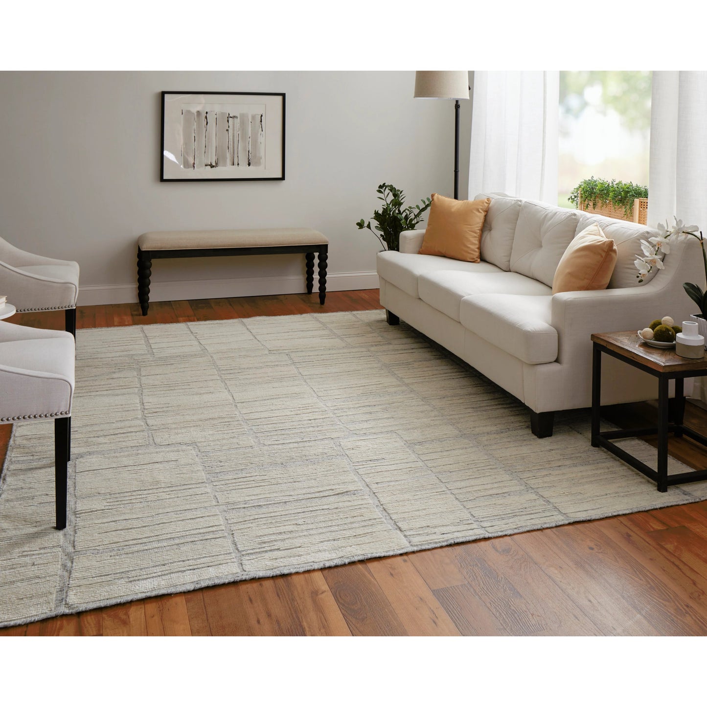 009 SI-2159079,SI-2159080,SI-2159081,SI-2159082,SI-2159083,SI-2159084,SI-2159316 | Lifestyle | Bluff Rug - T22T6041 by Thom Felicia by Feizy Rugs in ivory. Made from wool in a unique style.