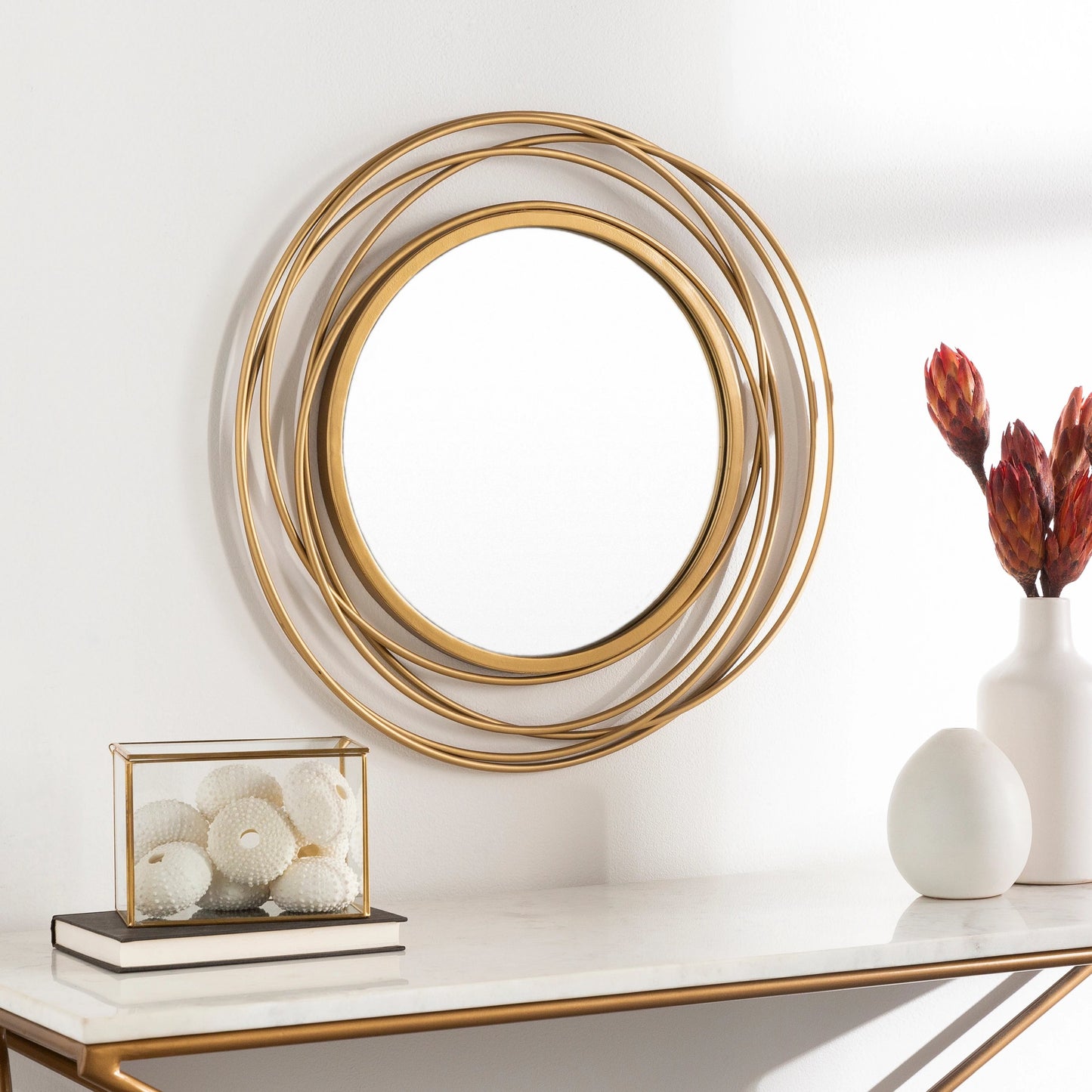 002 SI-1880518 | Lifestyle | Dixie - 26586 by Livabliss in gold and painted. Made from metal, manufactured wood in a transitional style.