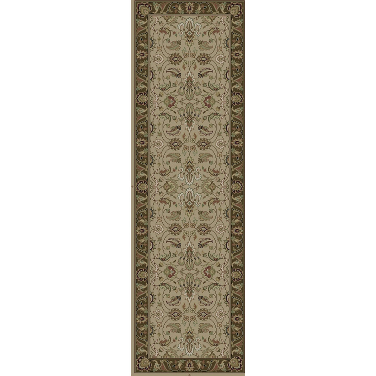 002 64765-26512 | Primary Silo | DIN-1591 Rug by Surya in cream, olive, tan, dark brown. Made from 100% wool in a unique style.