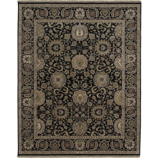 001 64766-26507,64766-26510 | Primary Silo | DIN-1592 Rug by Surya in black, brown, olive, dark brown, off-white. Made from 100% wool in a unique style.