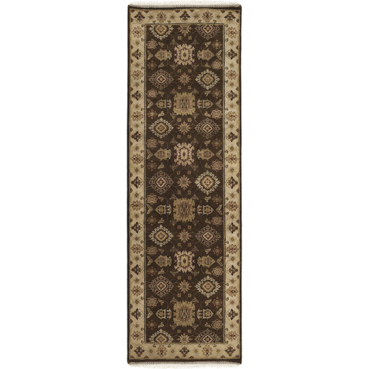 001 82717-26507 | Primary Silo | DIN-1595 Rug by Surya in ivory, dark brown, tan, olive. Made from 100% wool in a unique style.
