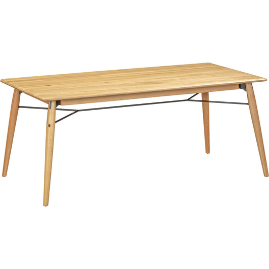 001 SI-2527501 | Primary Silo | Distillery Dining Table by LH Imports in natural, black. Made from european oak, metal frame in a unique style.