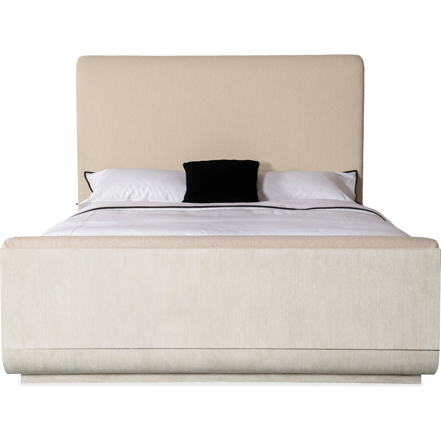 003 SI-2133693,SI-2133695 | Additional Silo | Modern Mood Upholstered Panel Bed by Hooker Furniture in inverness natural. Made from oak veneers, fabric, metal in a modern style.
