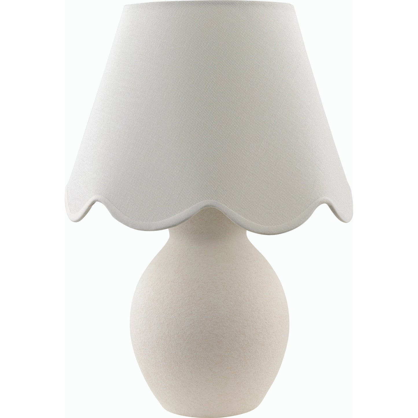 001 SI-2168047 | Primary Silo | Dolce Table Lamp - 530714 by Livabliss in body: white, shade: white, cord: translucent and glazed. Made from ceramic, cotton in a modern style.