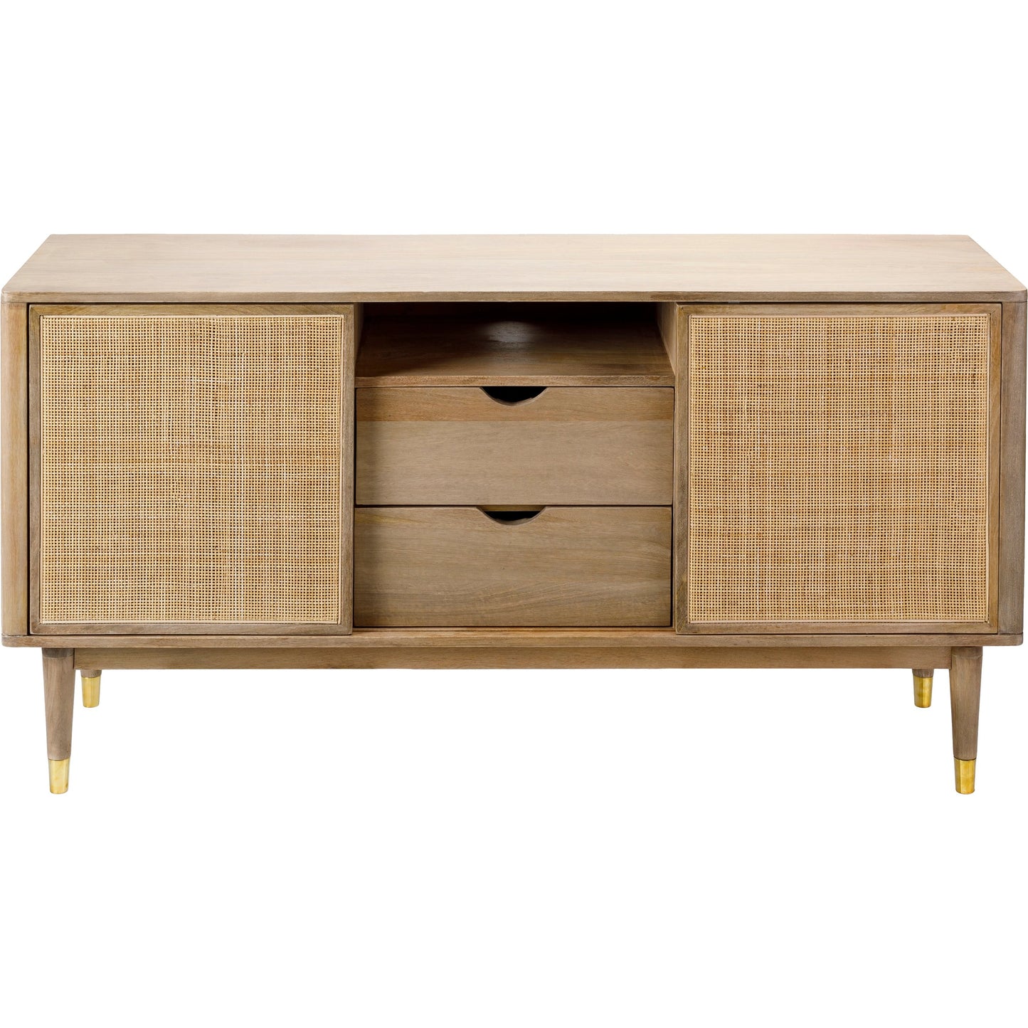 002 SI-1923431 | Additional Silo | Dalma Sideboard - 32764 by Surya in top: wood, base: wood and lacqueredlacquered. Made from top: wood, base: manufactured wood, base: rattan, base: wood in a cottage & farmhouse style.