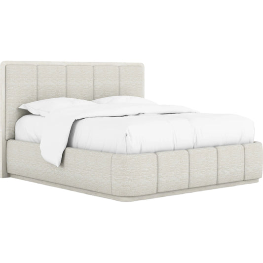 000 SI-2356191 | Primary Silo | Ashlar Upholstered Panel Bed by A.R.T. Furniture in bisque, ecru. Made from parawood solids, birch veneers, foam, fabric in a transitional style.