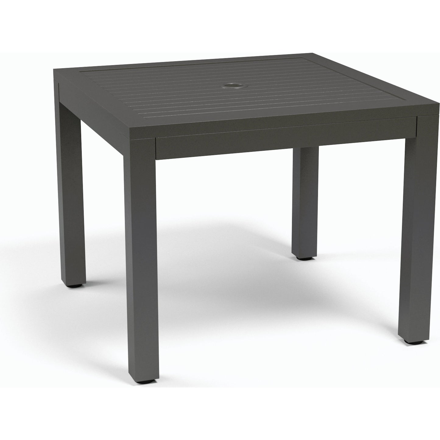 003 SI-2166679 | Additional Silo | Vegas Outdoor Square 36" Dining Table by Sunset West in graphite. Made from aluminum in a modern style.