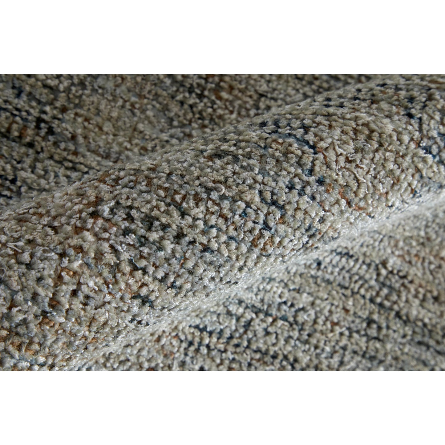 006 SI-1754228,SI-1754229,SI-1754230,SI-1754231,SI-1754232,SI-1754233 | Closeup | Caldwell Transitional Rug - 8799F by Feizy in gray, blue, taupe. Made from wool, viscose in a unique style.