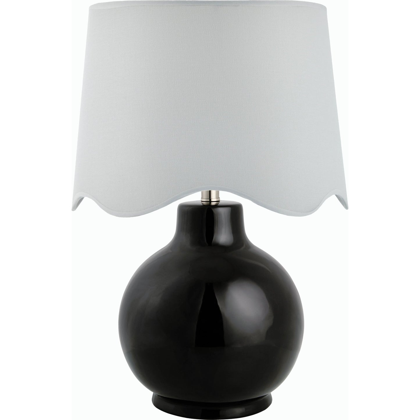 003 SI-2168558 | Primary Silo | Doheny Table Lamp III by Livabliss in high gloss. Made from ceramic, rattan, metal in a modern style.