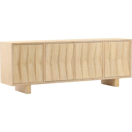 Ximena Sideboard by Arch & Plane in light natural. Made from oak wood in a transitional style.