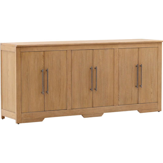 001 SI-2514838 | Primary Silo | Delacruz Sideboard by Arch & Plane in natural. Made from rubber wood, oak veneer in a transitional style.