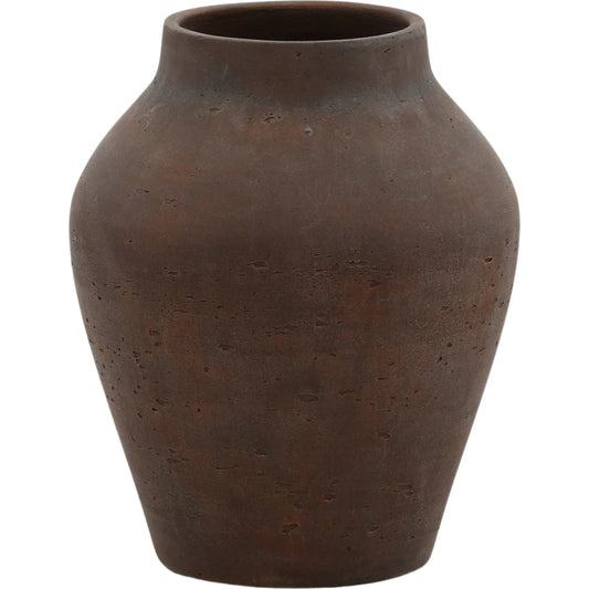 Faustus Vase by Arch & Plane. Made from cement in a transitional style.