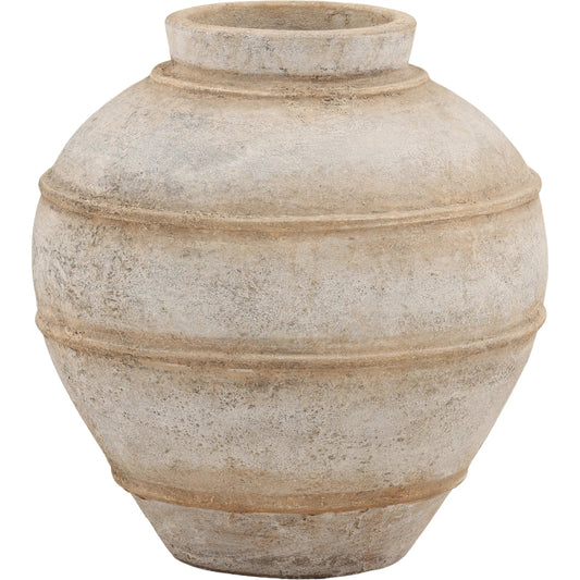 Luciano Vase by Arch & Plane in natural. Made from terracotta in a rustic style.