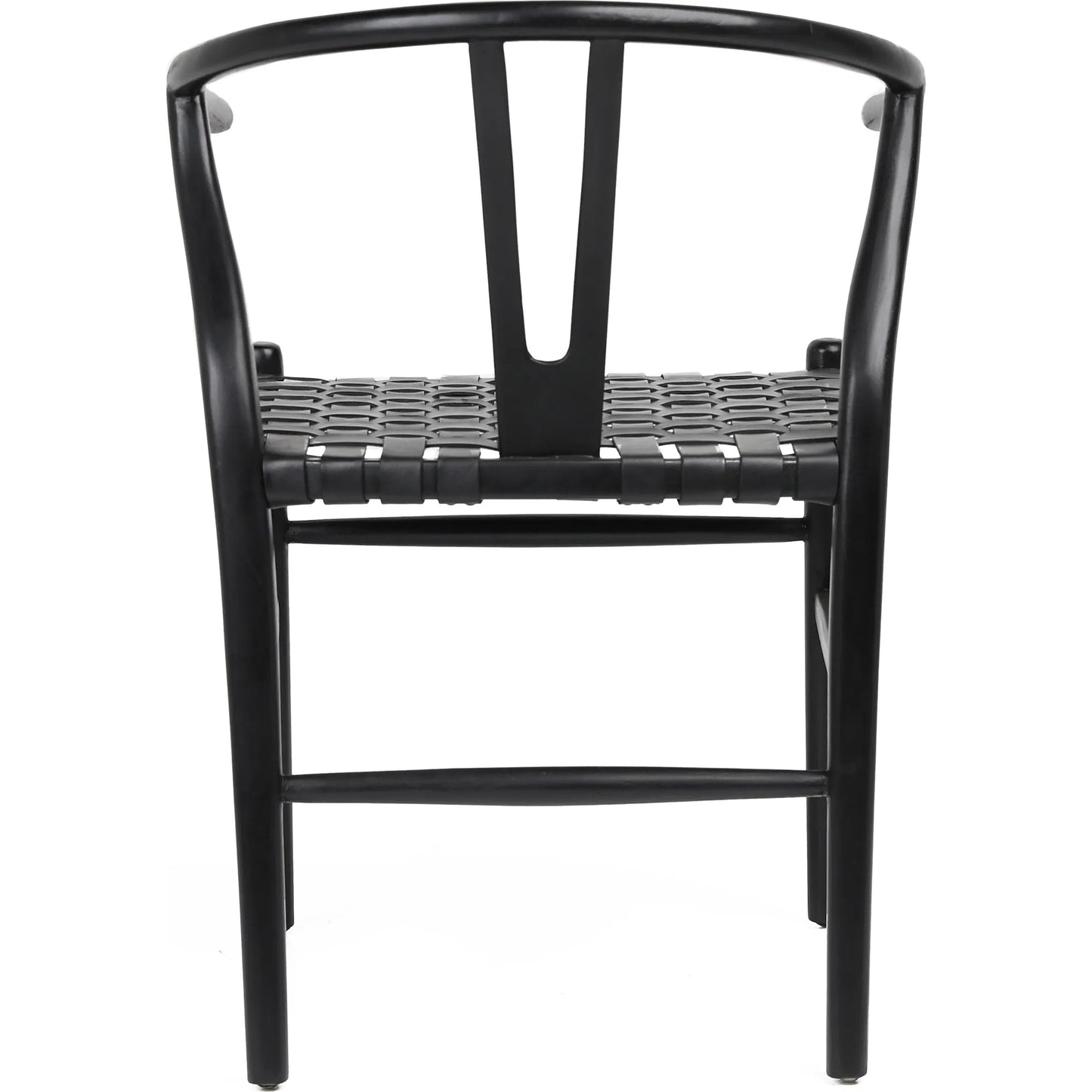 006 SI-2350663 | Additional Silo | Bernice Dining Chair by Arch & Plane. Made from full grain leather upholstery woven on a teak wood frame in a unique style.