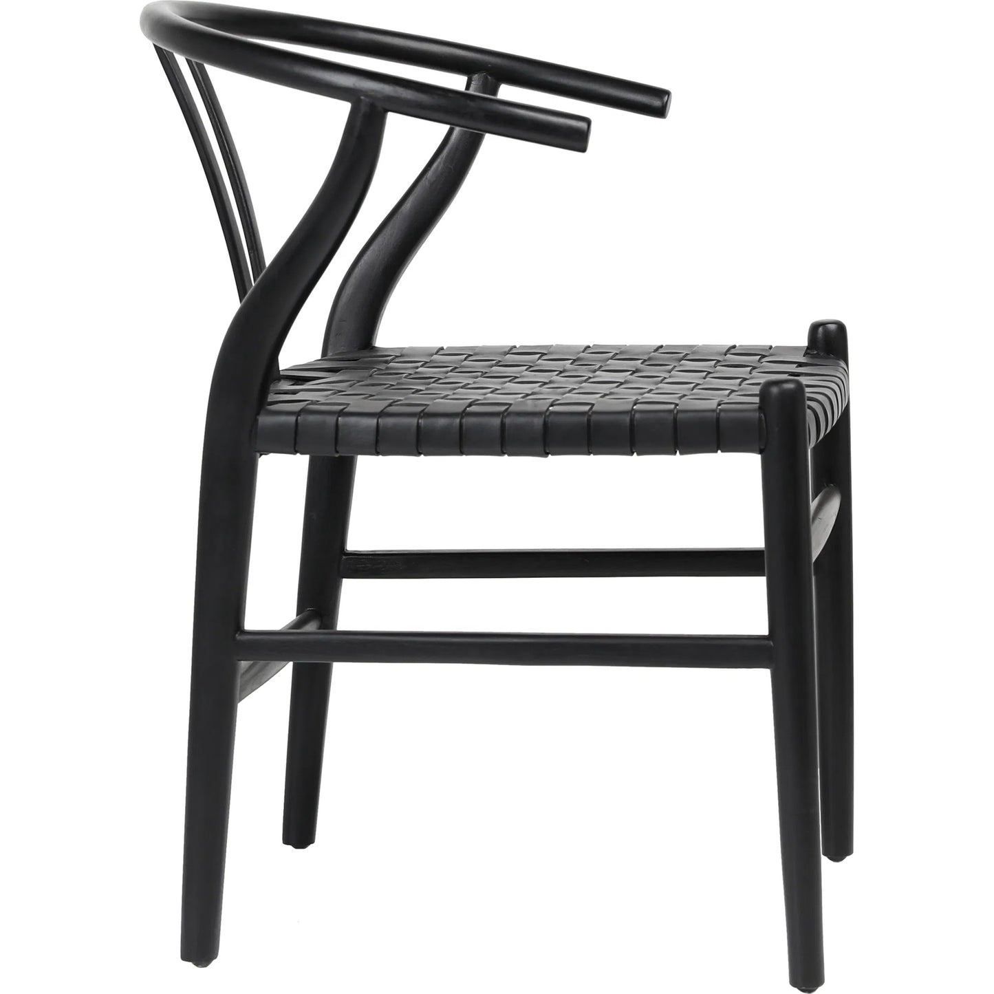 005 SI-2350663 | Additional Silo | Bernice Dining Chair by Arch & Plane. Made from full grain leather upholstery woven on a teak wood frame in a unique style.