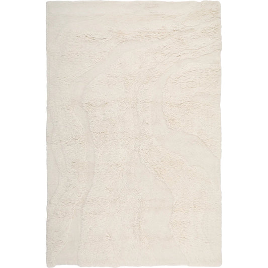 Oceano Rug by Arch & Plane in ivory. Made from tufted new zealand wool in a unique style.