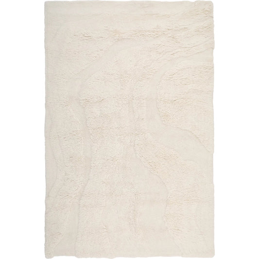 Oceano Rug by Arch & Plane in ivory. Made from tufted new zealand wool in a unique style.