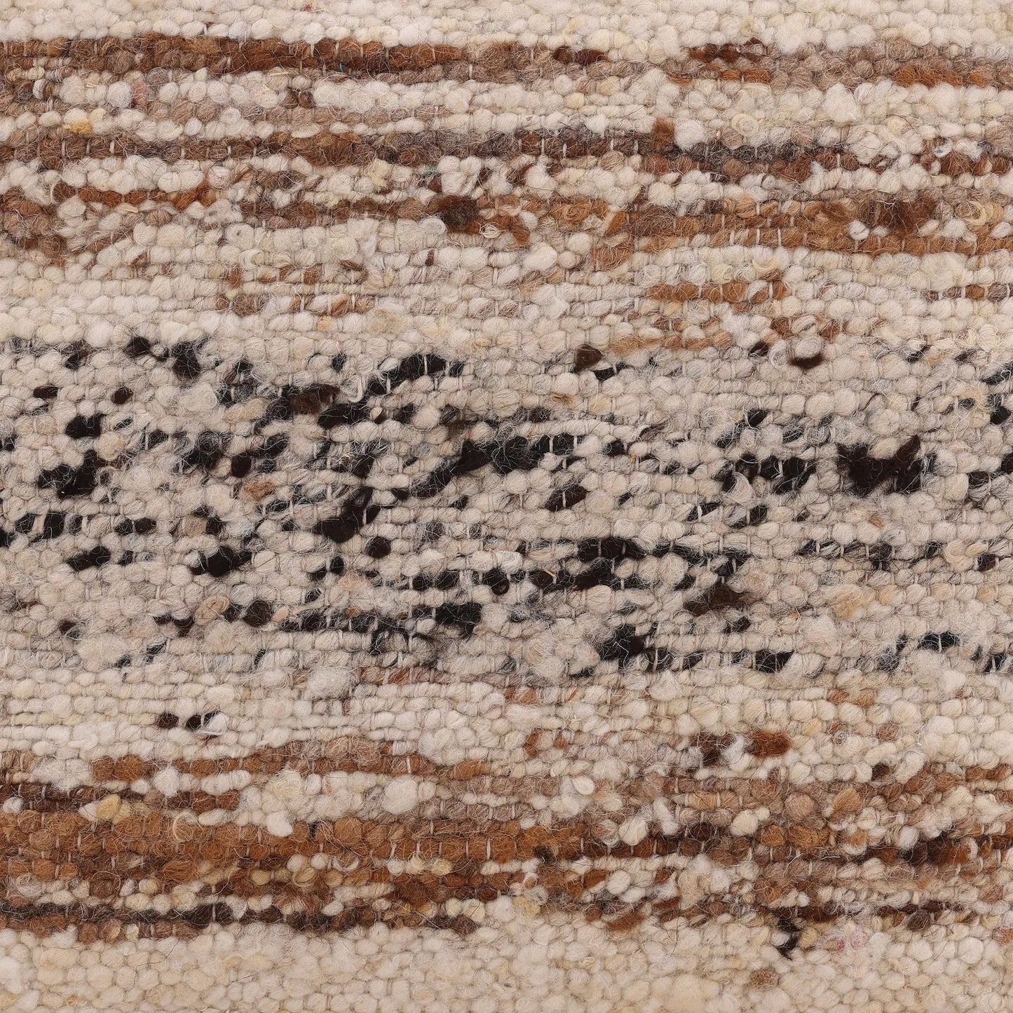 003 SI-2350701 | Closeup | Isamar Pillow by Arch & Plane in brown. Made from jute, wool cover in a rustic style.