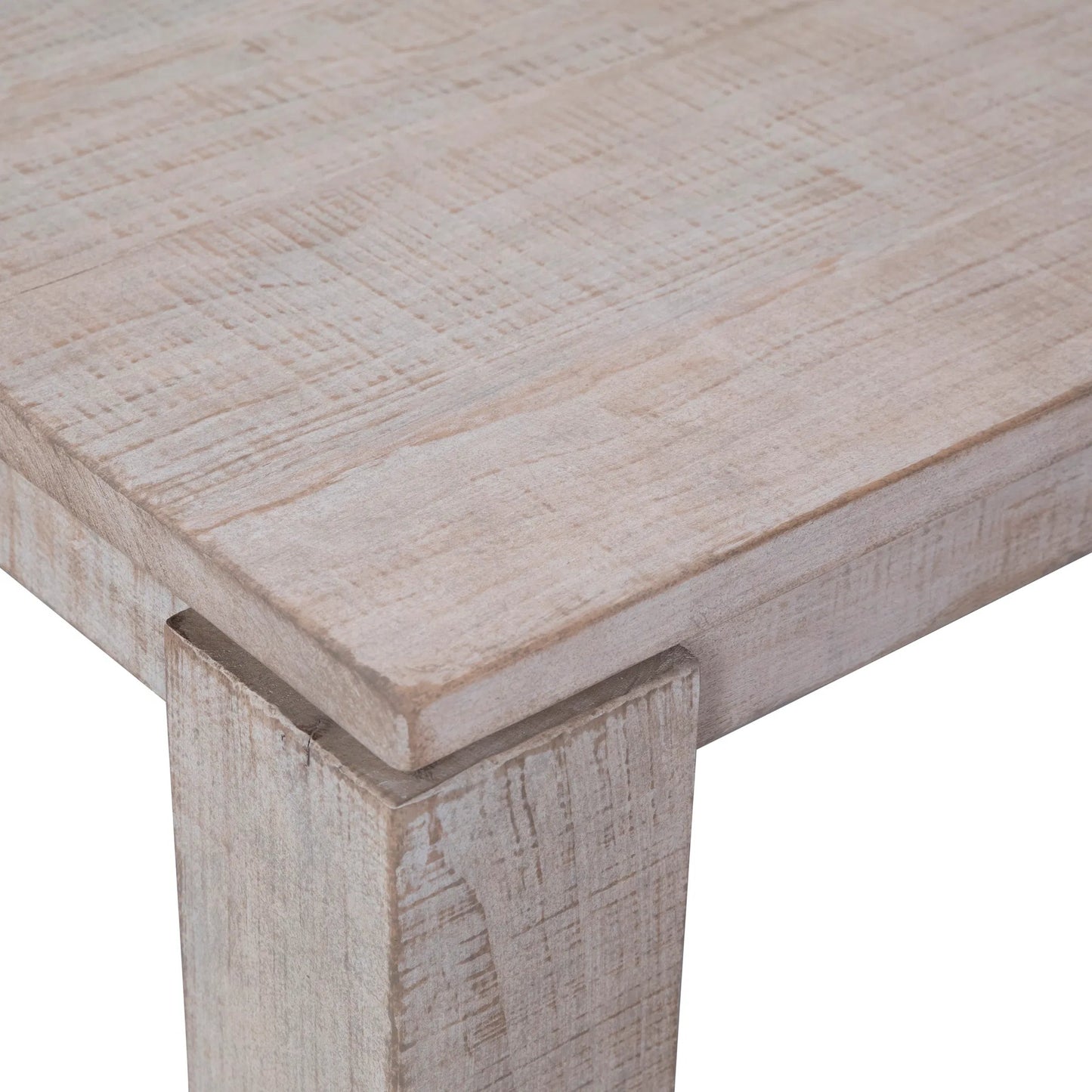 006 SI-1924492 | Closeup | Dorsey Reclaimed Pine Coffee Table by Arch & Plane in light brown. Made from relaimed pine in a modern style.
