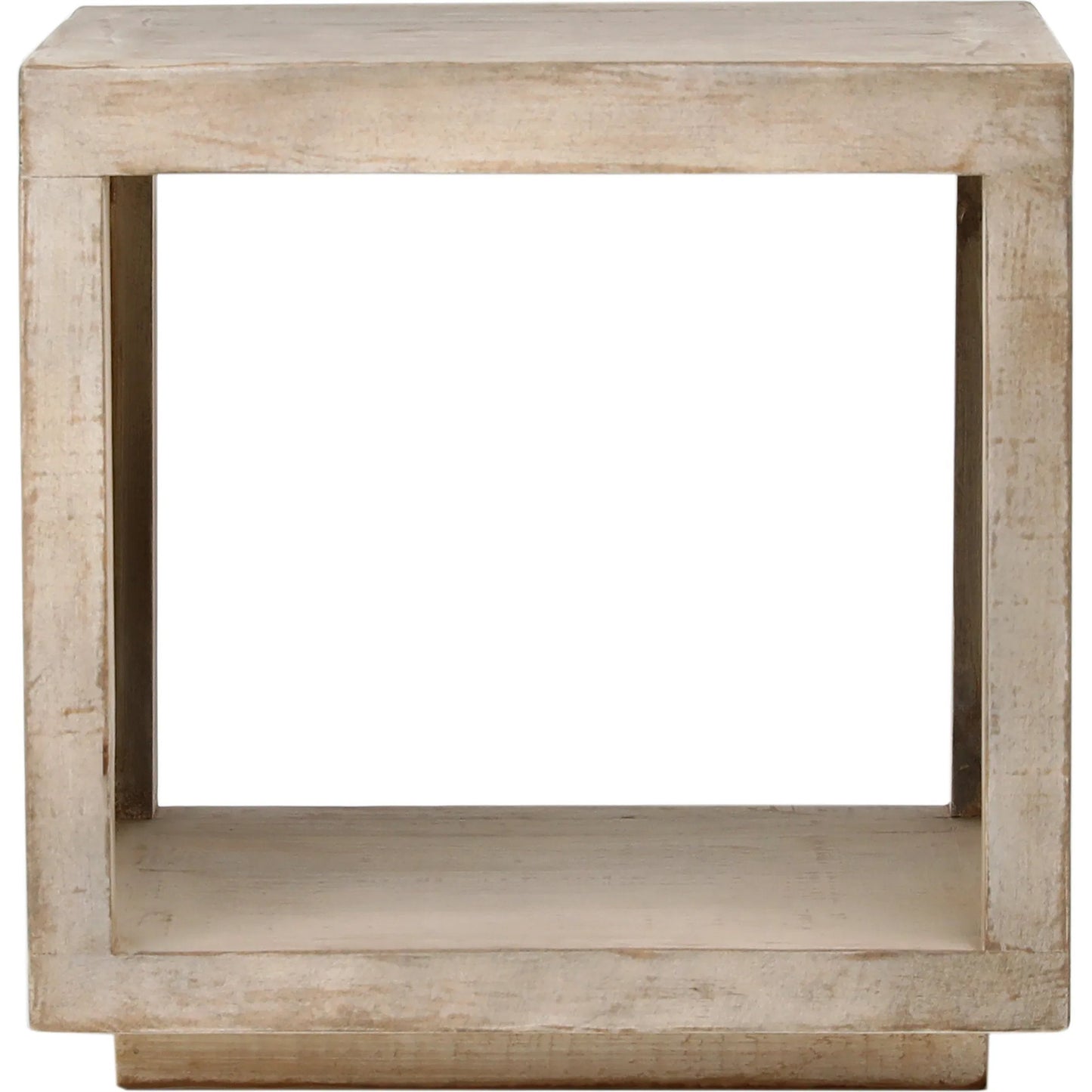 002 SI-2075244 | Additional Silo | Stark Minimalist Side Table by Arch & Plane in natural, brown, white and light warm wash finish. Made from reclaimed pine wood in a modern style.
