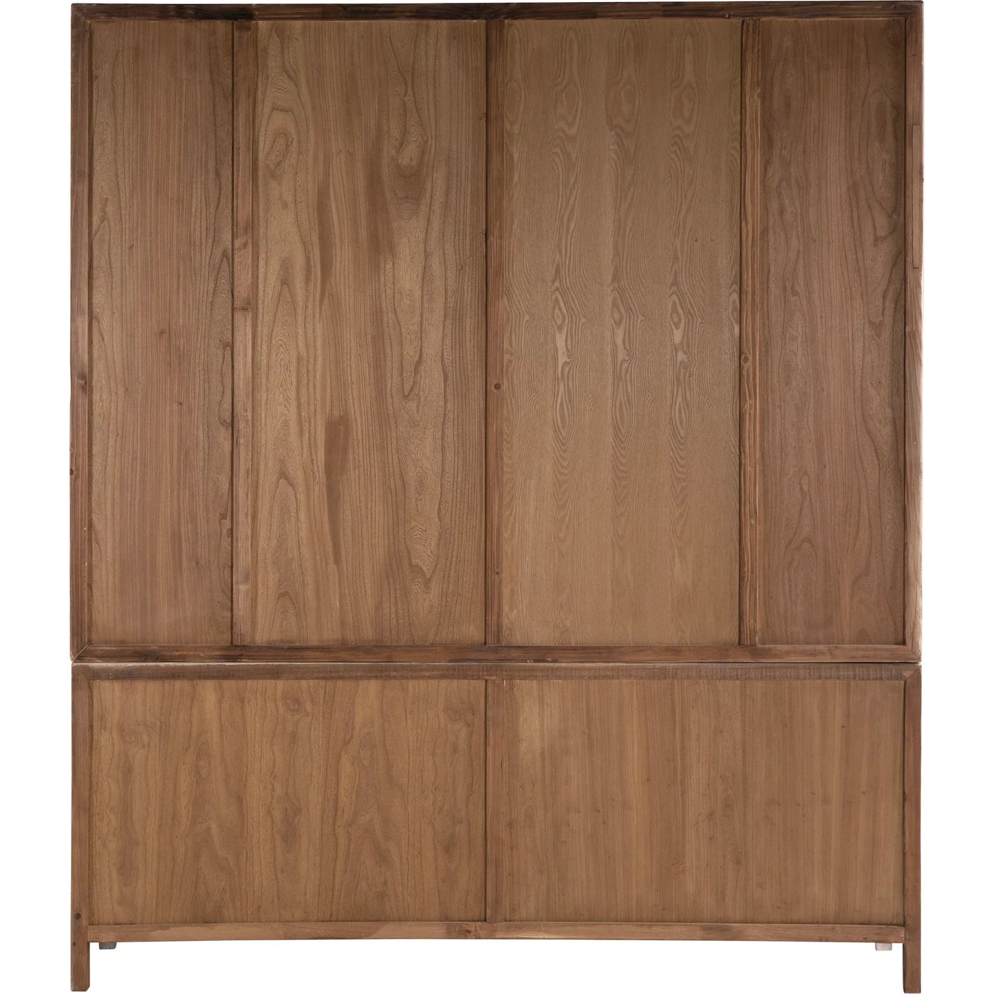 004 SI-2075316 | Additional Silo | Evangeline Reclaimed Wood Cabinet by Arch & Plane in light brown, natural and light warm wash finish. Made from reclaimed pine wood, glass, iron in a modern style.