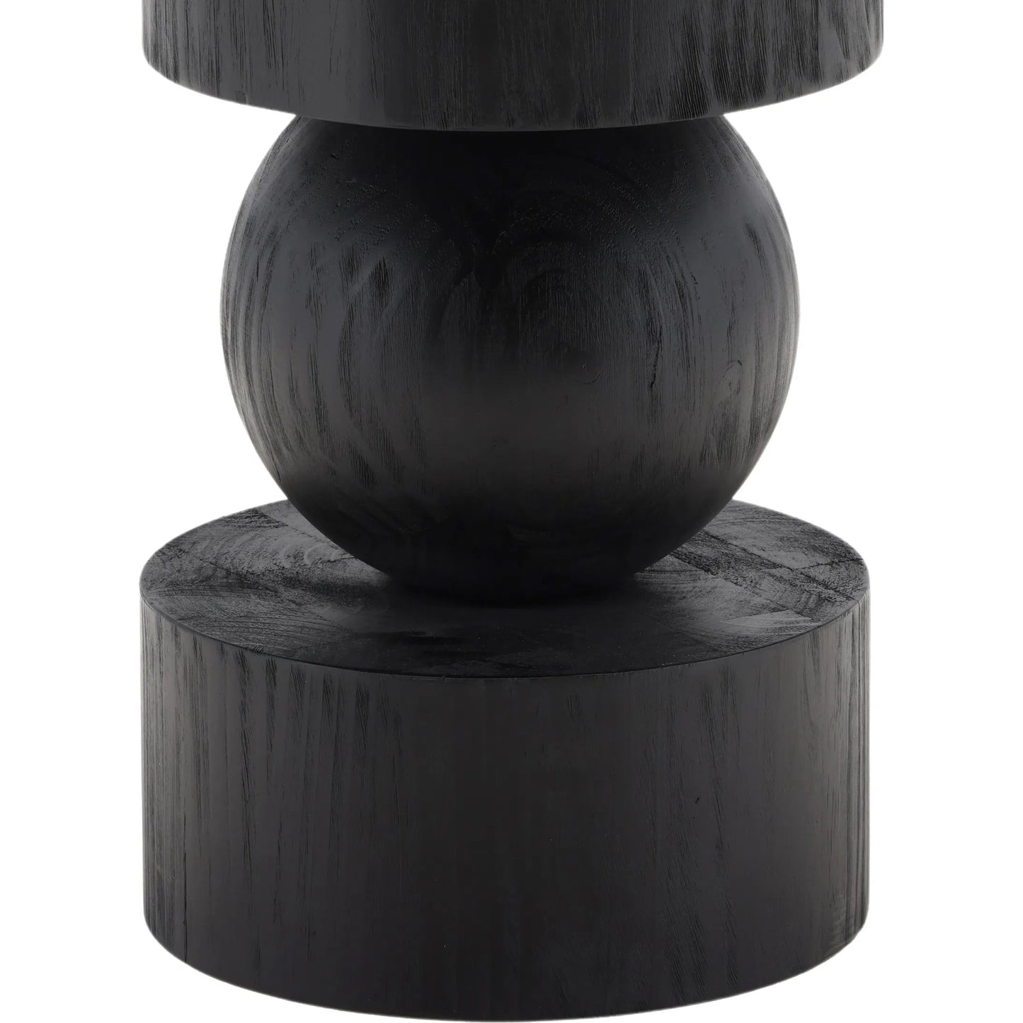 003 SI-2350796 | Additional Silo | Jareth Dining Table by Arch & Plane in matte black. Made from reclaimed pine wood in a unique style.