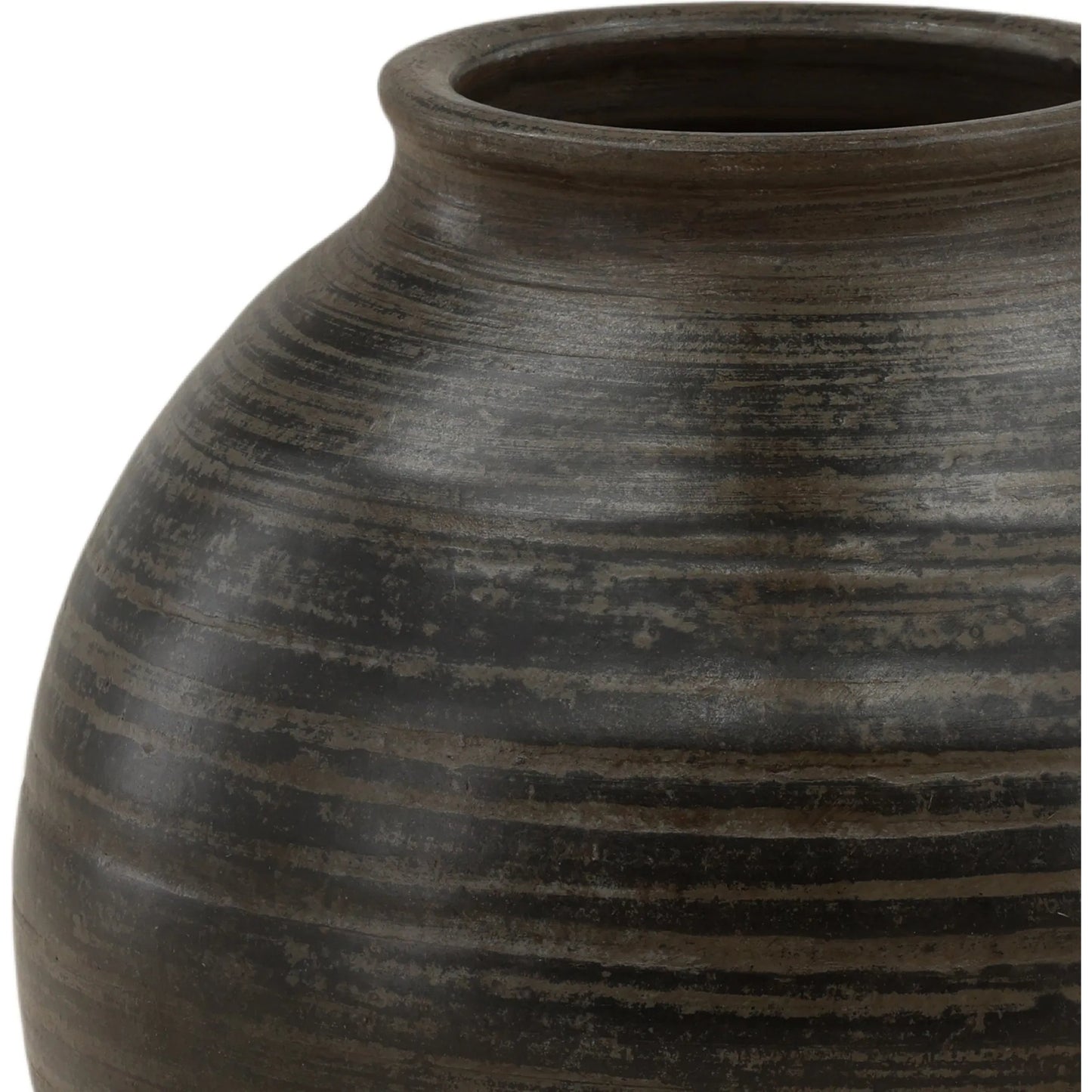 002 SI-2440615 | Additional Silo | Fabrizio Vase by Arch & Plane in antique grey. Made from ceramic in a unique style.