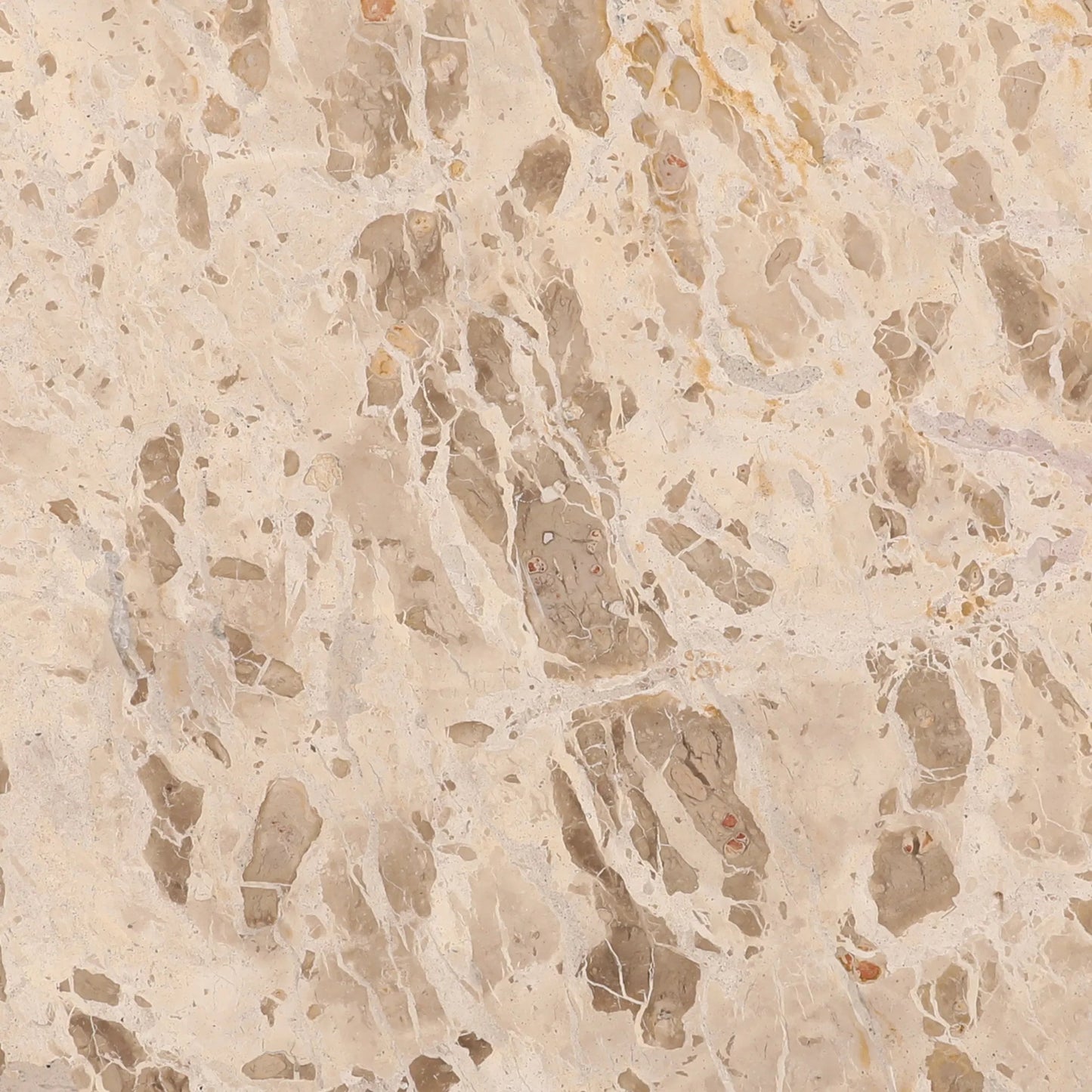 005 SI-2532934 | Closeup | Darleen Dining Table by Arch & Plane in beige, natural. Made from tendu marble, mango wood in a unique style.