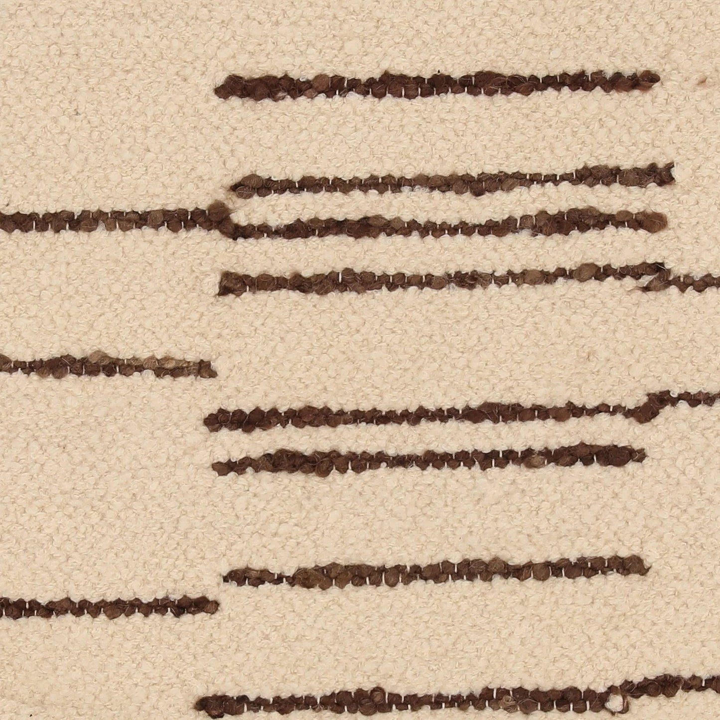 003 SI-2532952 | Closeup | Tayla Pillow by Arch & Plane in ivory. Made from handwoven wool cover in a unique style.