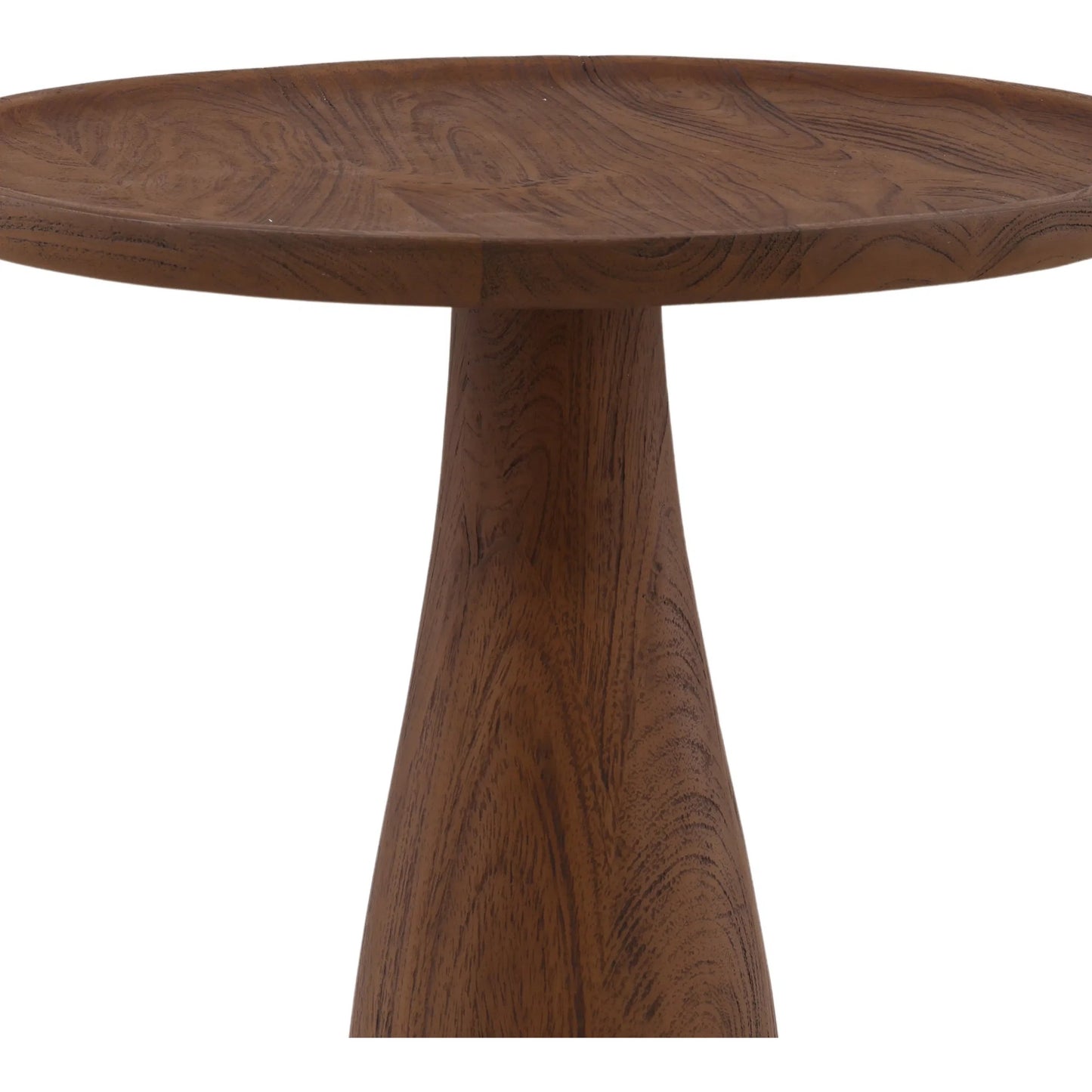 003 SI-2532984 | Closeup | Blanca Side Table by Arch & Plane in brown. Made from mango wood in a unique style.
