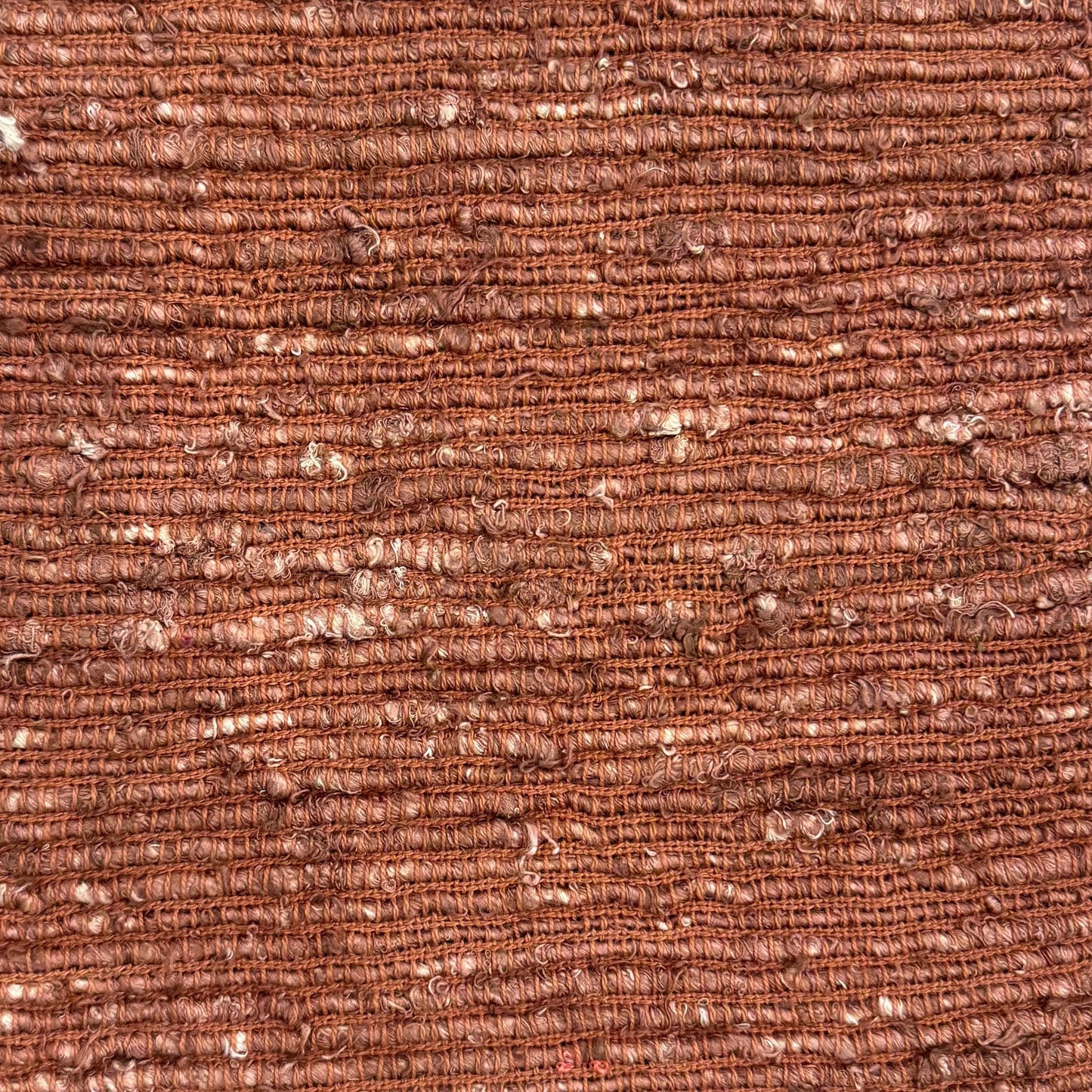 002 SI-2532997 | Closeup | Lukas Throw by Arch & Plane in rust. Made from silk, cotton in a unique style.