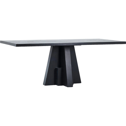 001 SI-1924535 | Primary Silo | Veronica Pine Dining Table by Arch & Plane in matte black. Made from reclaimed pine in a modern style.