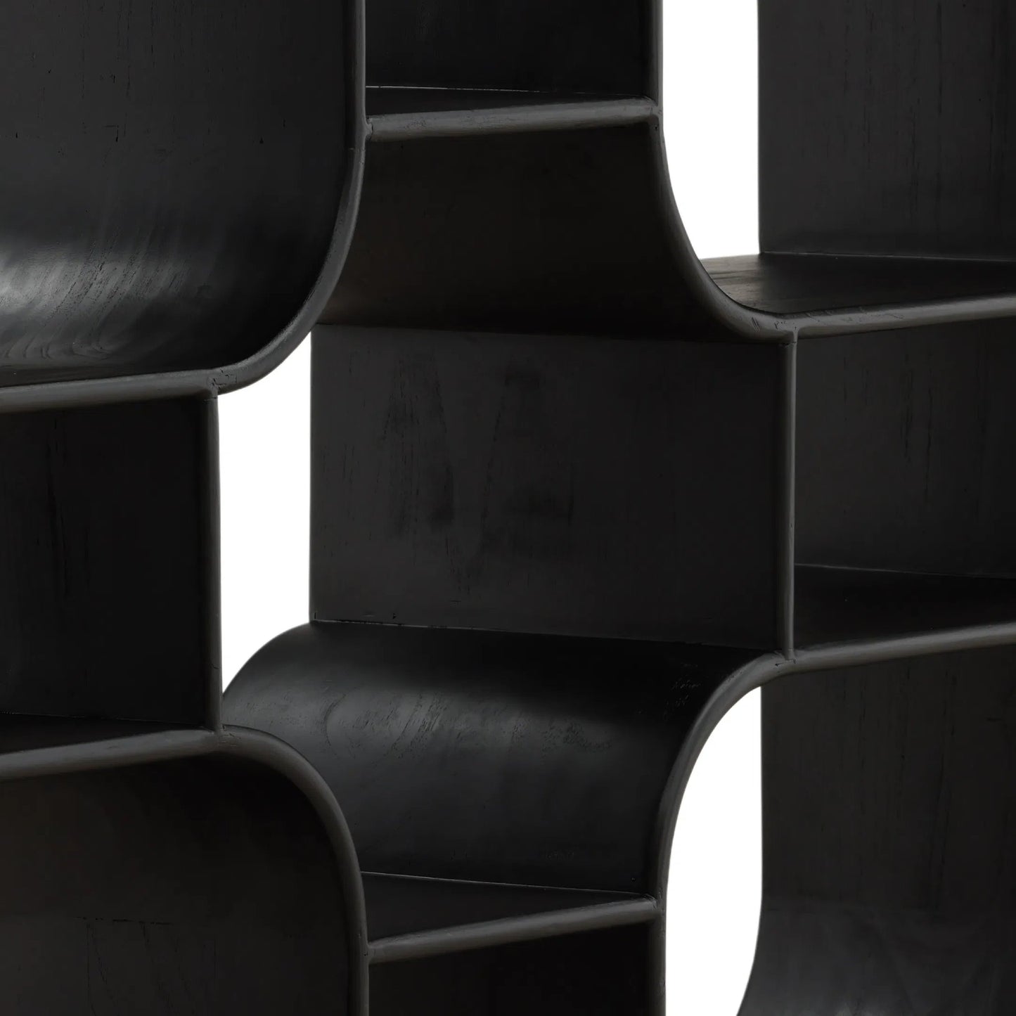 008 SI-2440746 | Closeup | Carlos Bookcase by Arch & Plane. Made from mindi wood in a modern style.