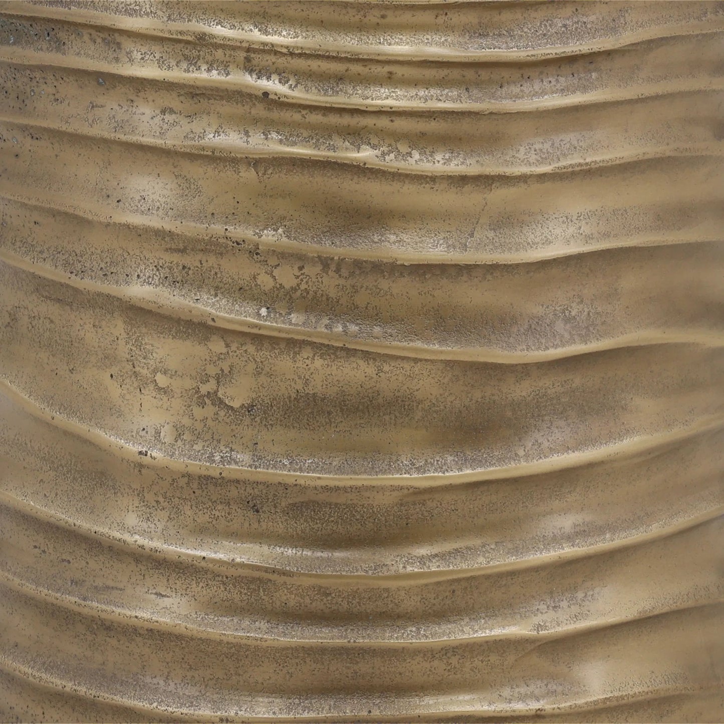 003 SI-2350996 | Closeup | Debra End Table by Arch & Plane in antique brass. Made from aluminum in a modern style.