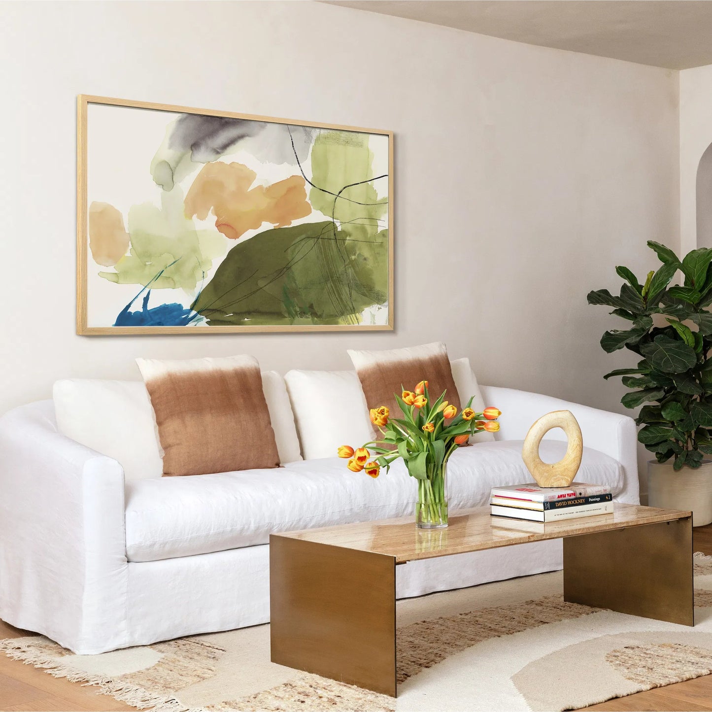 007 SI-2351036 | Lifestyle | Florence Sofa, Frame Only by Arch & Plane. Made from birch wood, select hardwood in a transitional style.