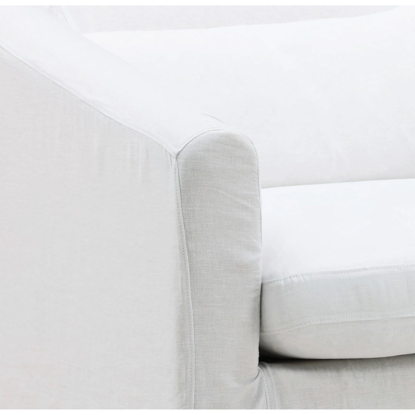 006 SI-2351042 | Closeup | Florence Sofa Chair, Frame Only by Arch & Plane. Made from birch wood, select hardwood in a transitional style.