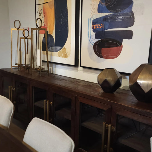 Cordelia Lantern by Arch & Plane in antique brass. Made from aluminum, glass in a modern style.