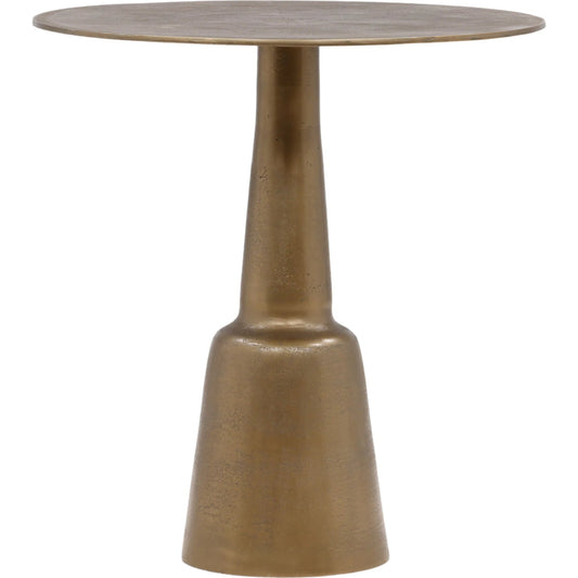 Golbez Counter Table by Arch & Plane in antique brass. Made from cast aluminum in a modern style.