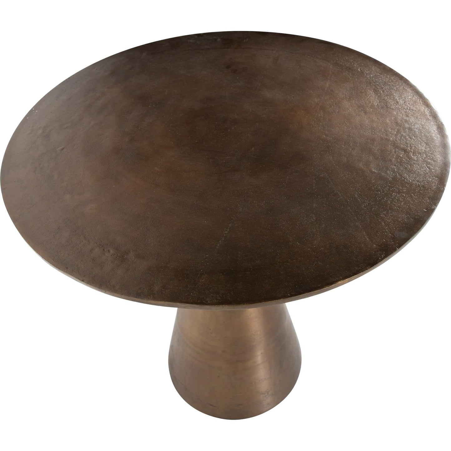 002 SI-1924583 | Additional Silo | Aniya Round Aluminum Brass-Finished Pedestal Base Bistro Table by Arch & Plane in oil brass. Made from cast aluminum in a modern style.