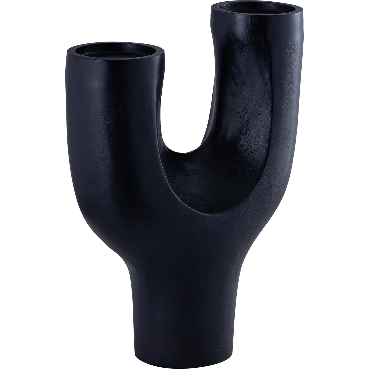001 SI-2351140 | Primary Silo | Harmony Candle Holder by Arch & Plane in black. Made from aluminum in a unique style.