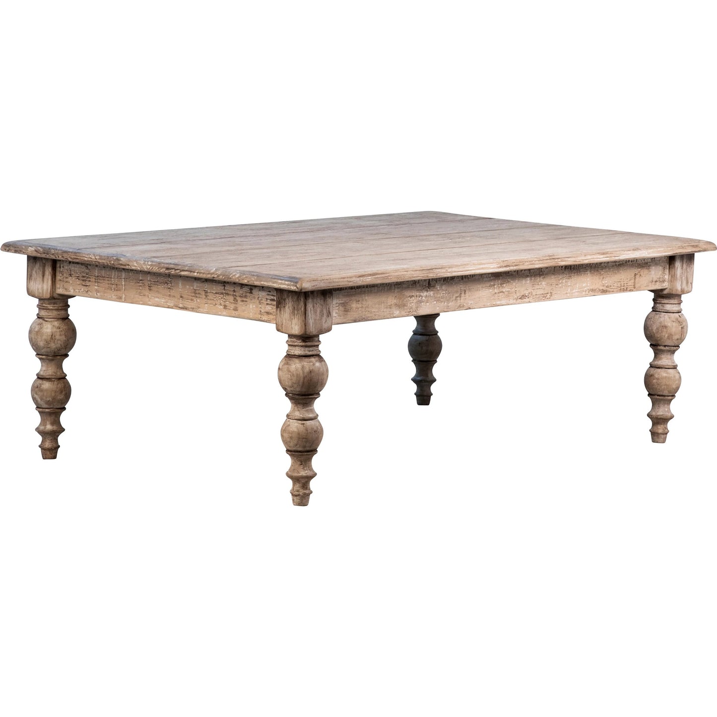 006 SI-2075479 | Unknown | Zuri Rectangular Reclaimed Pine Coffee Table by Arch & Plane in brown and antique natural water-base sealed finish. Made from reclaimed pine wood in a modern style.