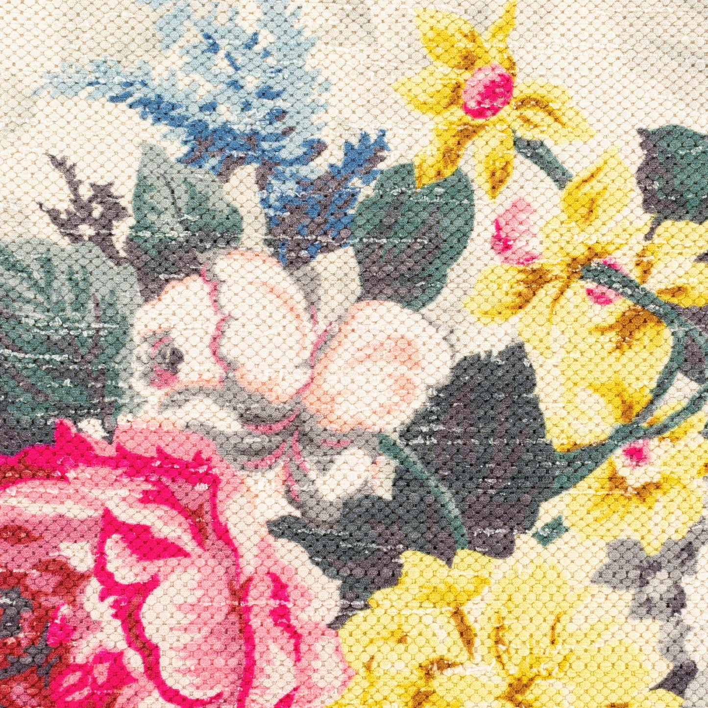 002 SI-1905218,SI-1905219 | Closeup | Daphne Pillow - 11842 by Surya in beige, fuchsia. Made from 98% cotton, 2% viscose, 100% cotton in a modern style.
