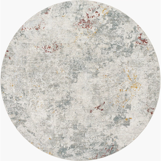 Dresden Rug - 32993 by Livabliss in white, gray, medium gray, light slate, rust, mustard. Made from main: 100% polyester in a unique style.