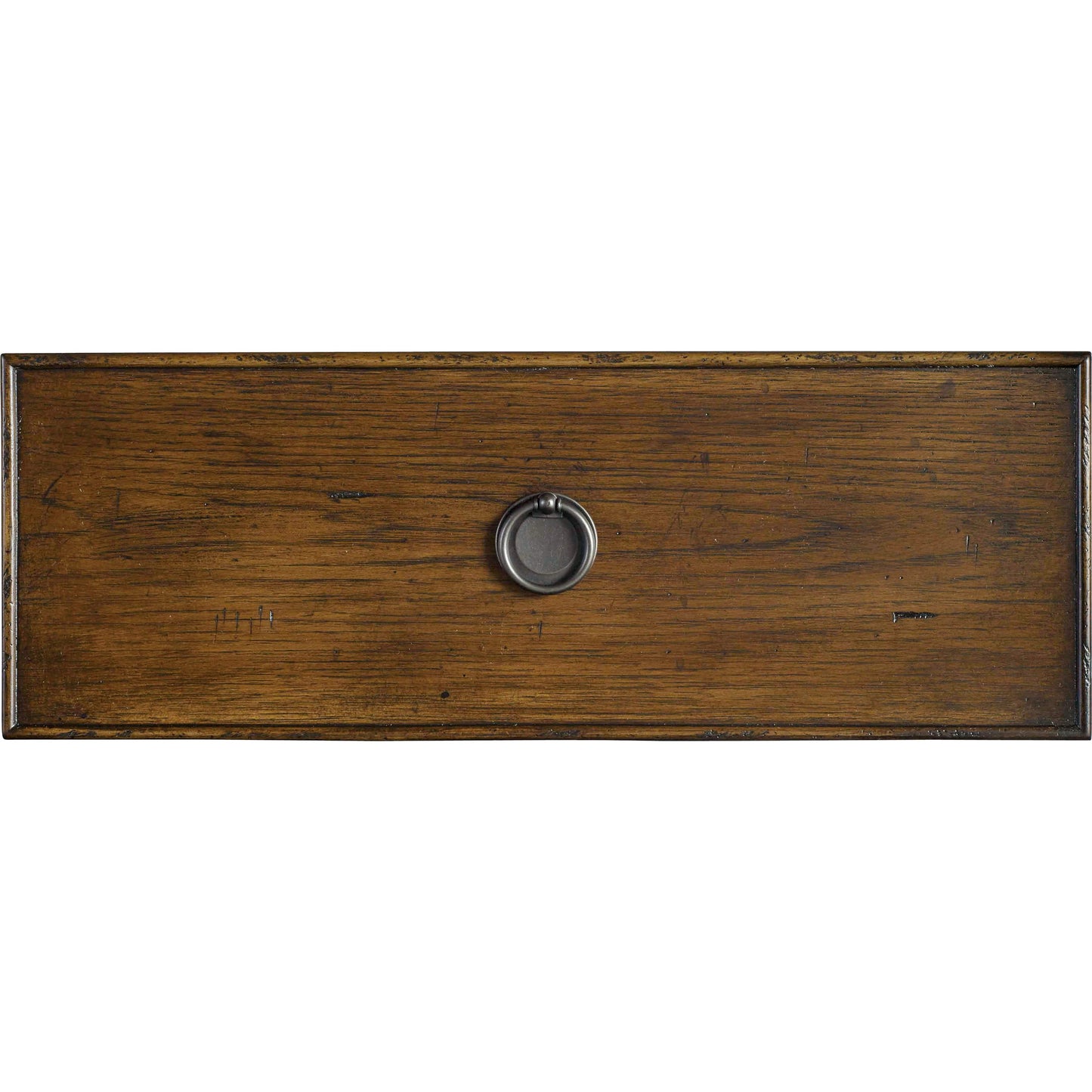 003 SI-1748340 | Additional Silo | Archivist Nightstand by Hooker Furniture in pecan. Made from pecky pecan veneers, felt in a traditional style.