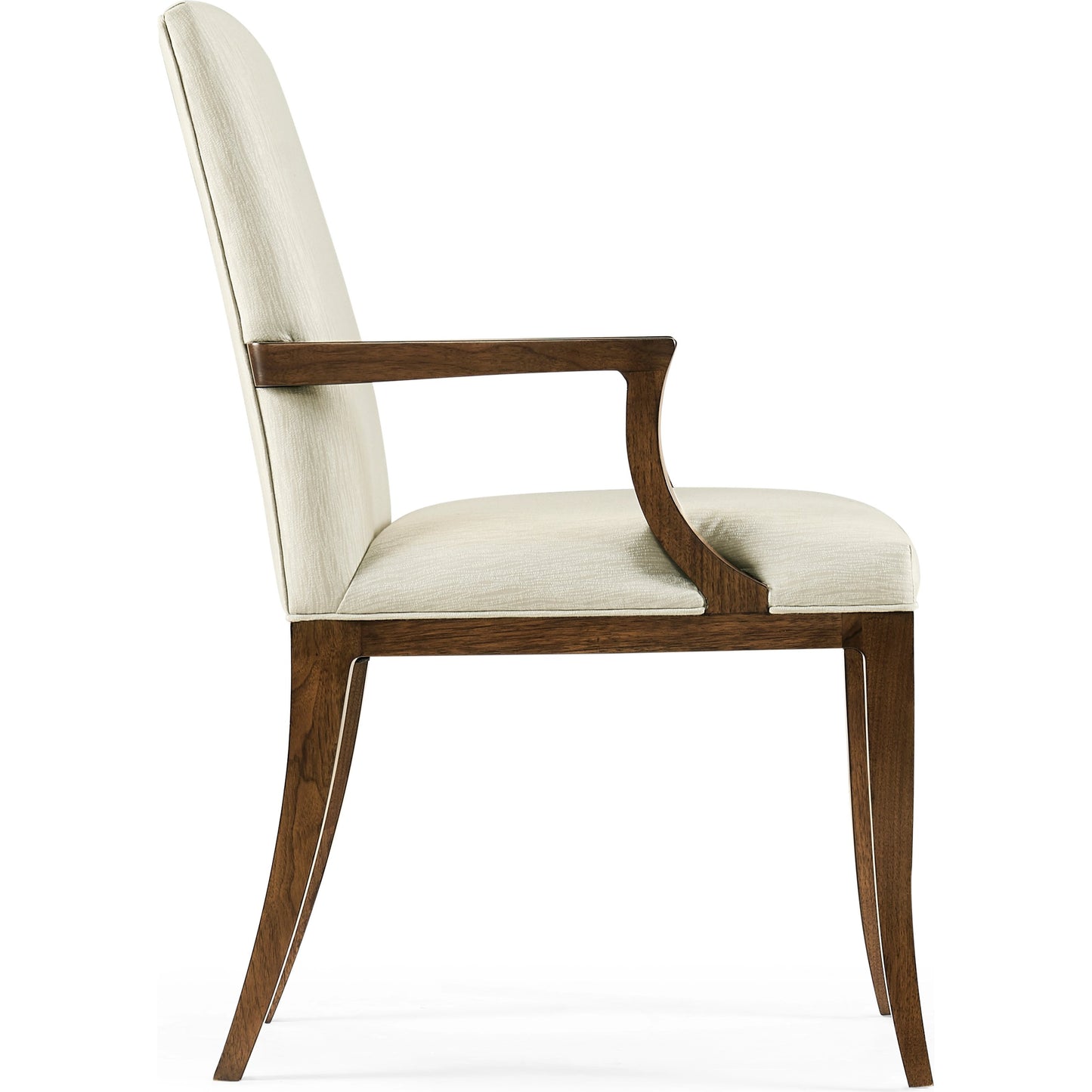 004 SI-1991092 | Additional Silo | Toulouse Arm Chair by Jonathan Charles in walnut. Made from walnut in a modern style.