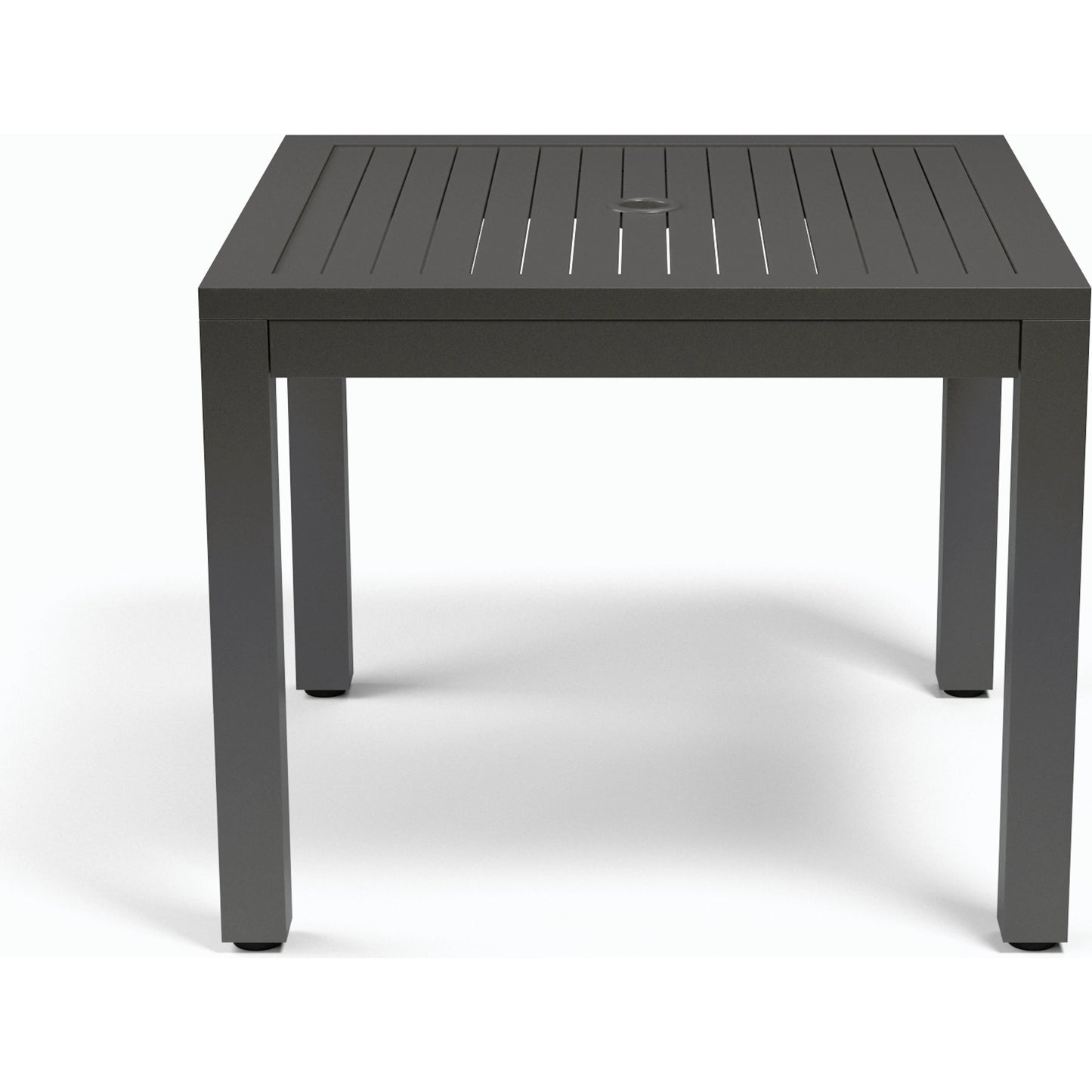 003 SI-2166680 | Additional Silo | Vegas Outdoor Rectangular Dining Table by Sunset West in graphite. Made from aluminum in a modern style.