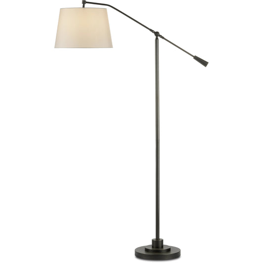 Maxstoke Floor Lamp by Currey and Company. Made from metal in a modern style.