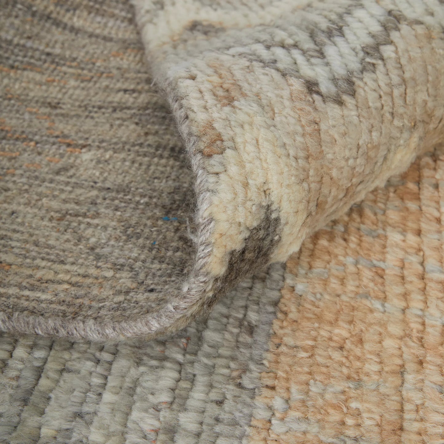 006 SI-2238394,SI-2238395,SI-2238396,SI-2238397,SI-2259673 | Closeup | Kasbah Moroccan Rug - KAS69FZF by Feizy in ivory, gray, orange. Made from wool in a unique style.