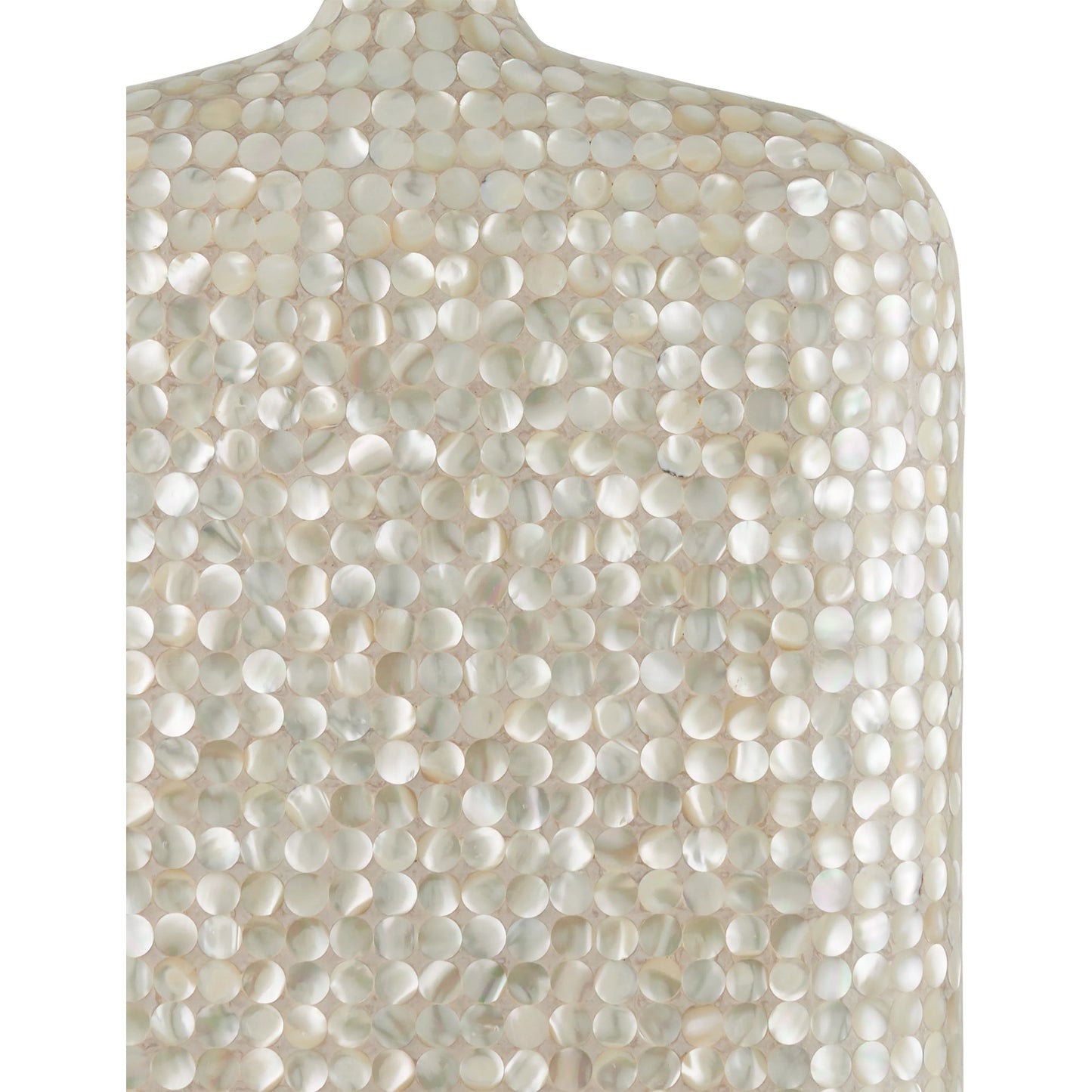 002 SI-2191723 | Additional Silo | Gerri Dot Table Lamp by Currey and Company in white, clear. Made from mother of pearl, acrylic in a modern style.