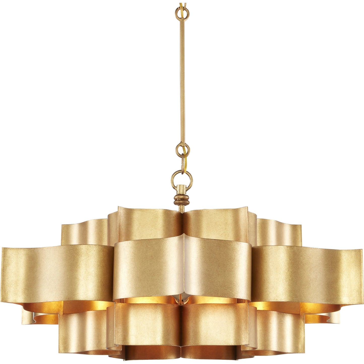 072 S-223840 | Additional Silo | Grand Lotus Chandelier by Currey and Company. Made from unique in a modern style.